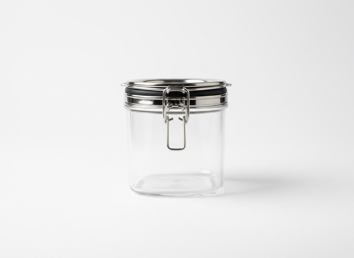 Ml serve well square airtight canister