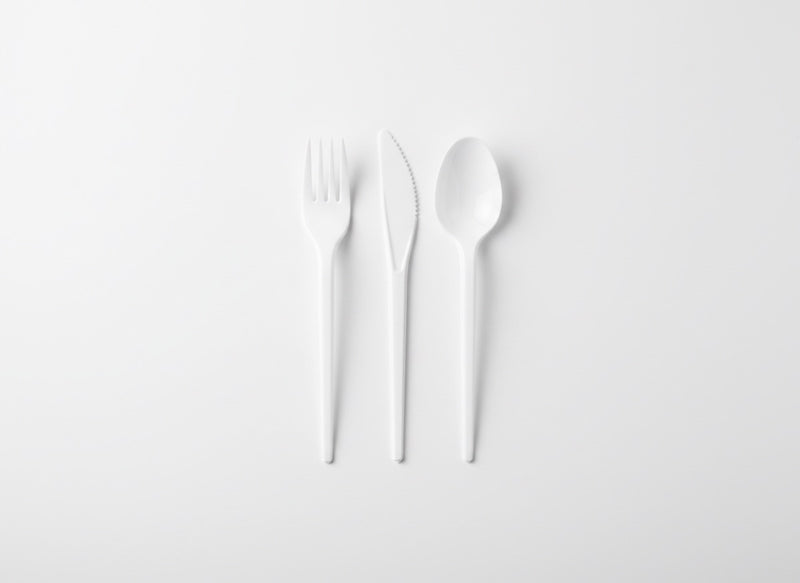 Yummyries stainless steel set silicon case red cutlery