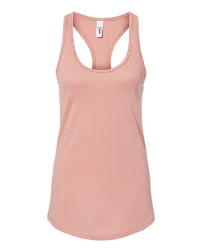 Women's racerback tank · blank
