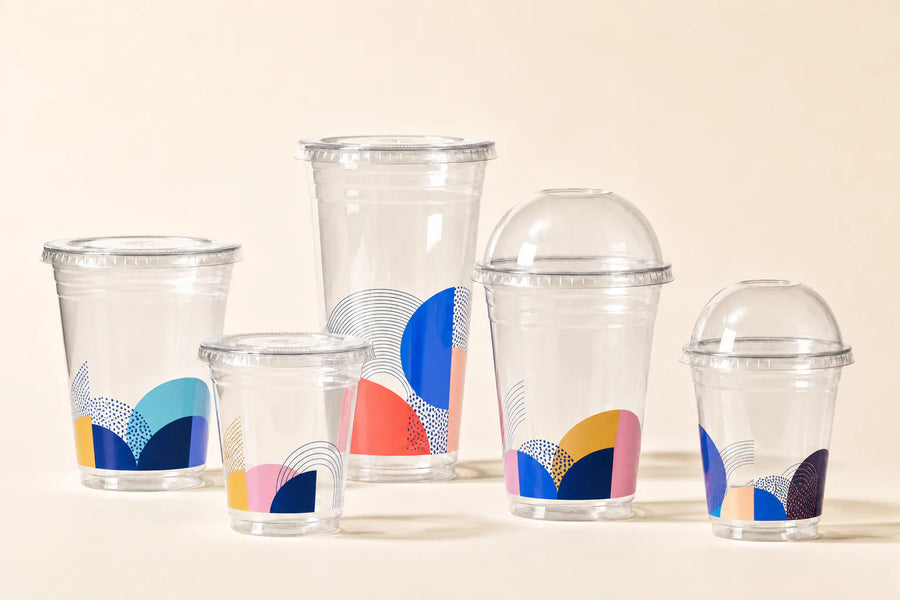 Clear cold cups