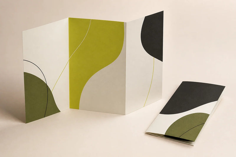 Folded brochures