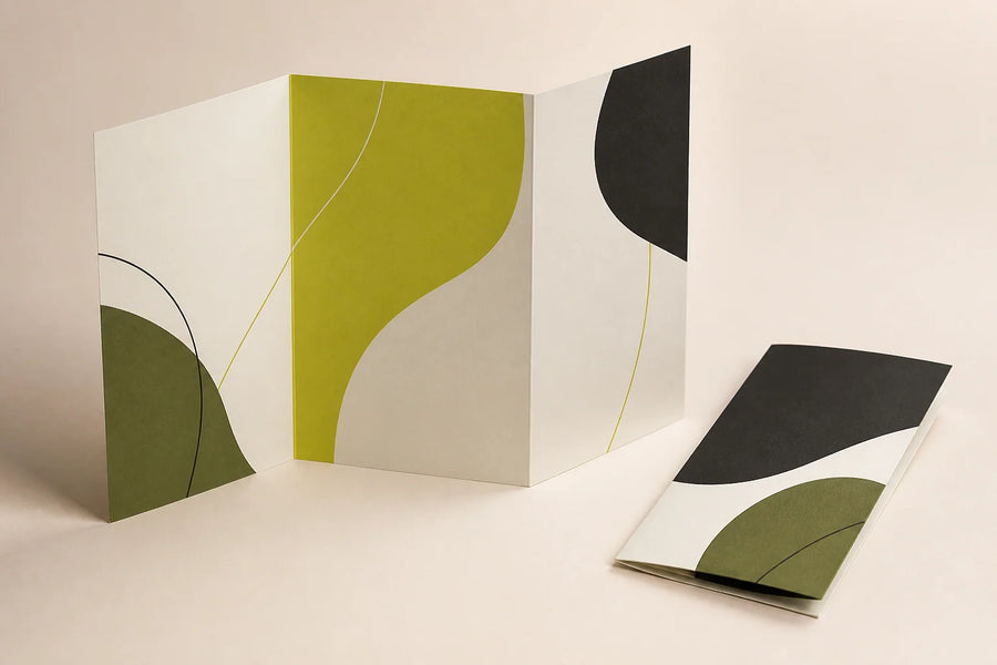 Folded brochures