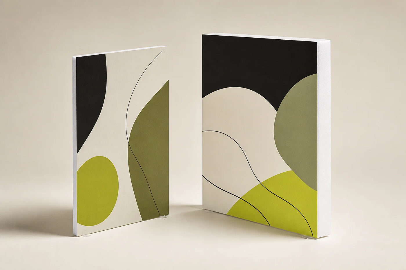 Mounted foam-board graphics