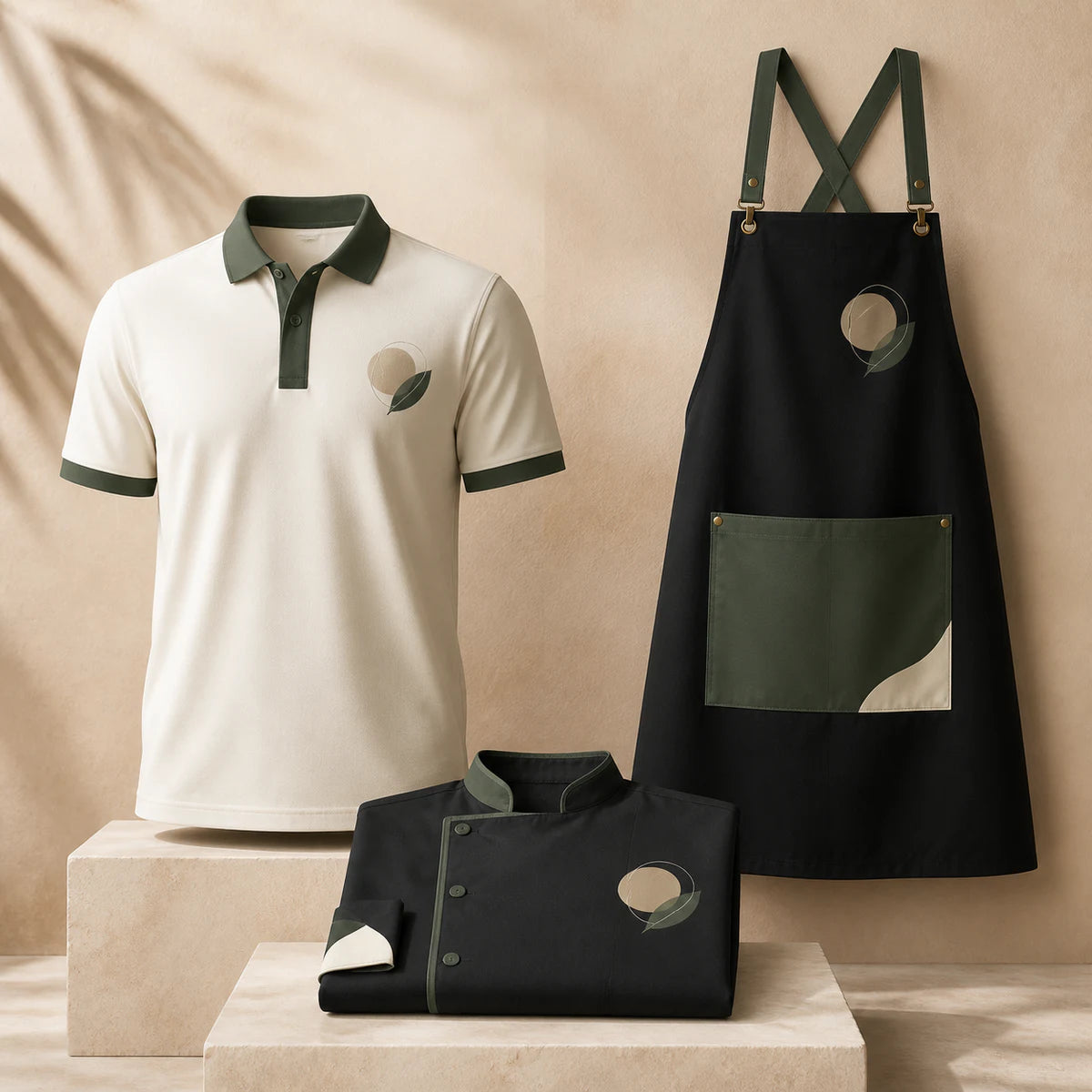 Uniforms, polos & aprons