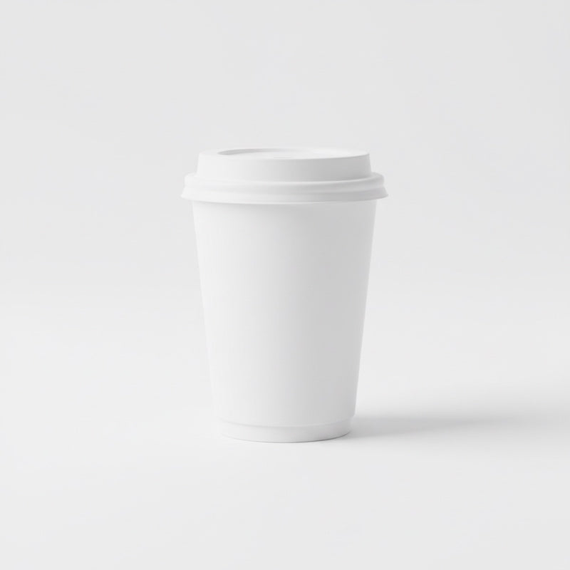 Compostable ripple paper cup