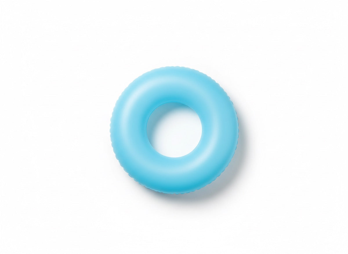 Inflatable swimming ring stripe