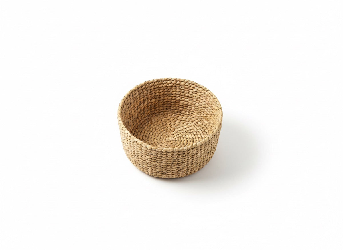 Handle plastic storage basket