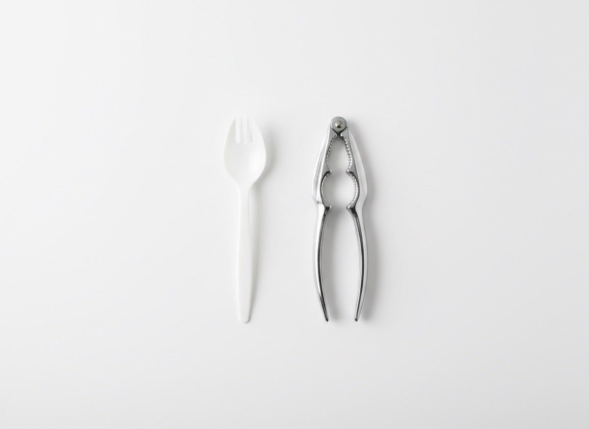 Plastic spork multi use